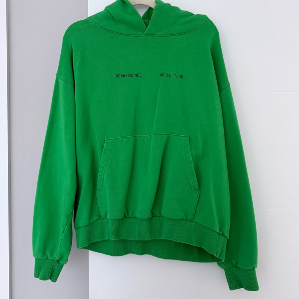 Beyoncé Renaissance World Tour 2023 Official Merch, Green Sweatshirt, Size: L